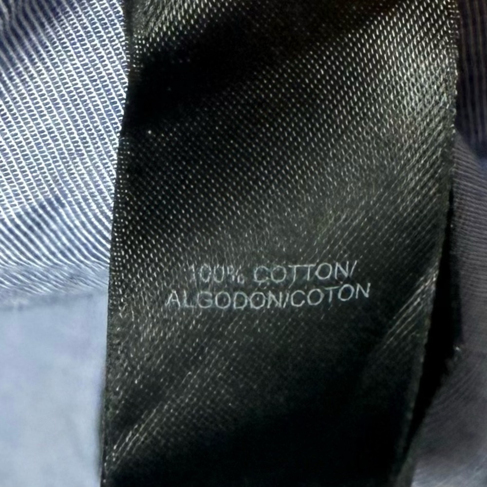 Dkny Blue Casual Button Down Shirt with Relaxed Fit - Picture 5 of 5